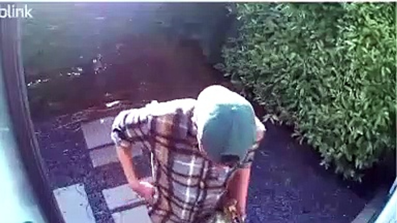 Unfortunate Timing At The Front Door