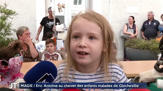 MAGIE/ Eric Antoine au chevet des enfants malades de Clocheville