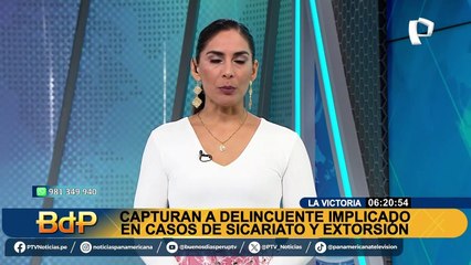 Cae peligroso extranjero que extorsionaba a comerciantes en La Victoria