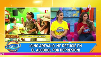 Giino Arévalo confiesa que se refugió en el alcohol debido a la depresión