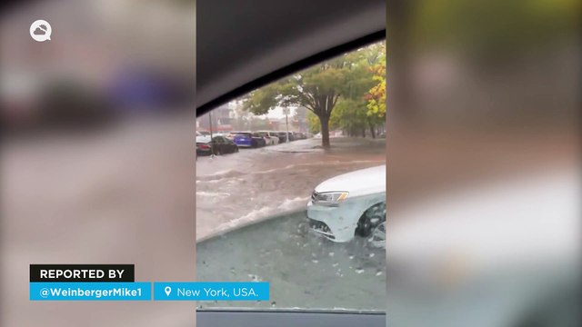 Severe flooding in New York City, USA