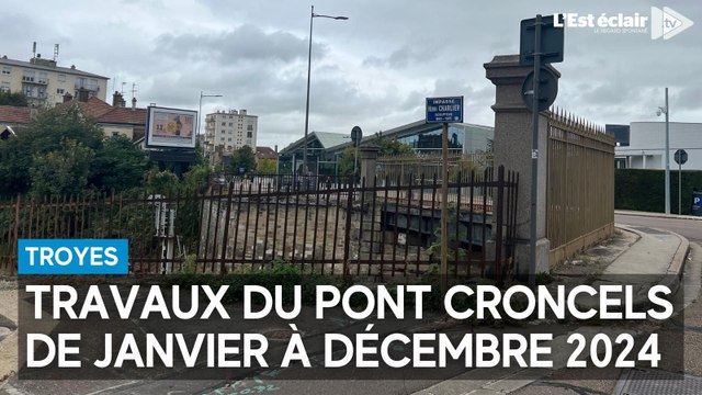 Pont Croncels : des travaux et des rues fermées de janvier à décembre 2024