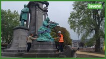 Retour de la statue de Jules Bara à Tournai