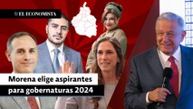 Morena elige aspirantes para gobernaturas 2024