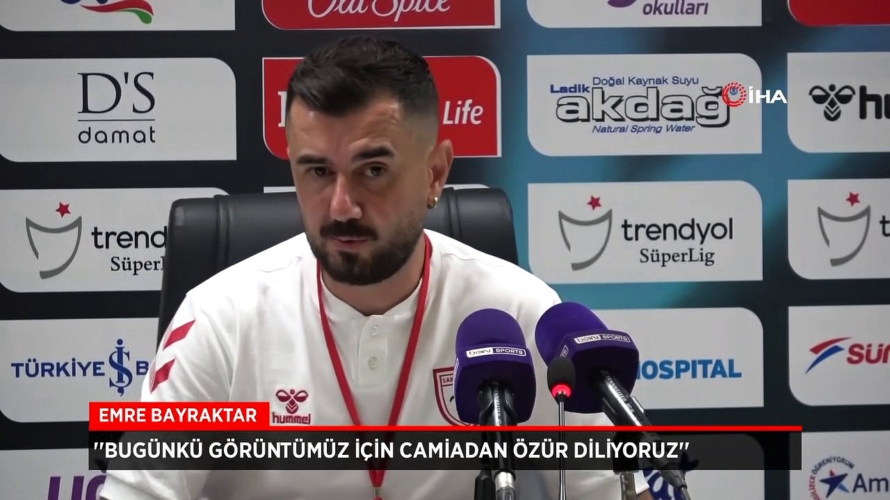Samsunspor Teknik Sorumlusu Emre Bayraktar Emre...