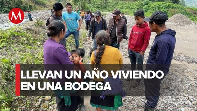 Familias desplazadas de Santa Martha marchan para exigir justicia en Chiapas