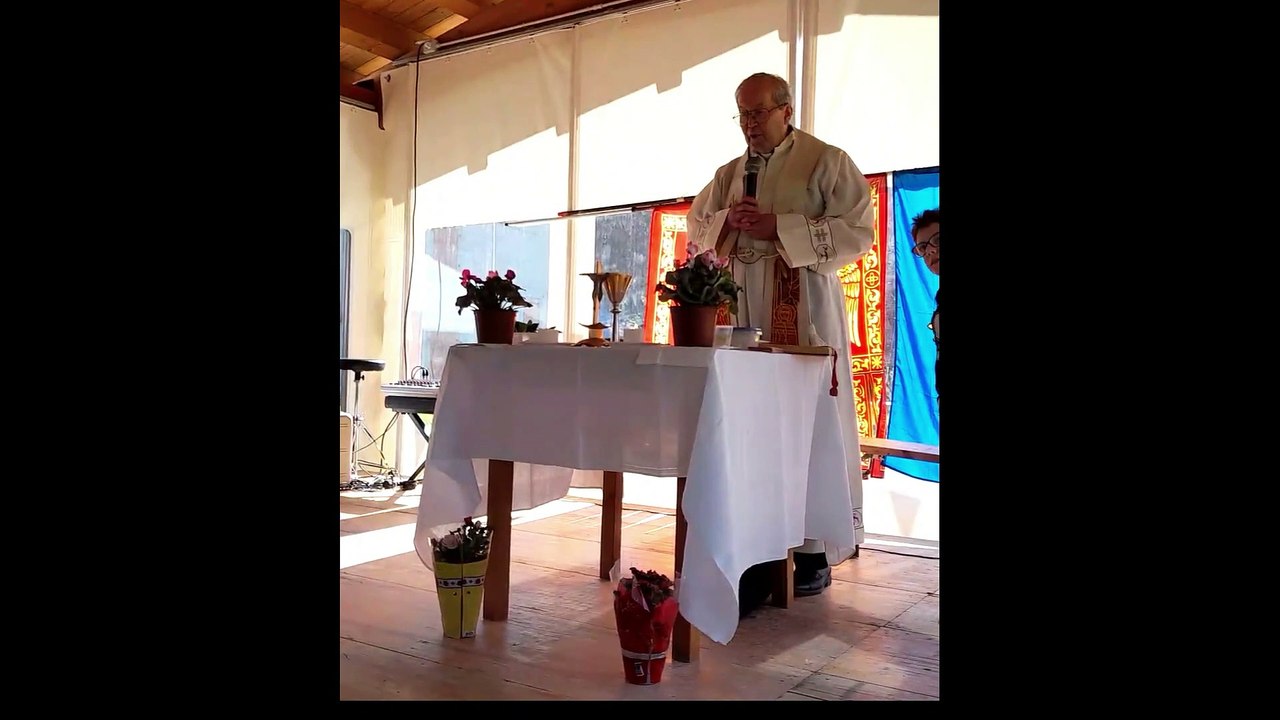 815HIGHLIGHT-la Santa Messa officiata da don Floriano Pellegrini