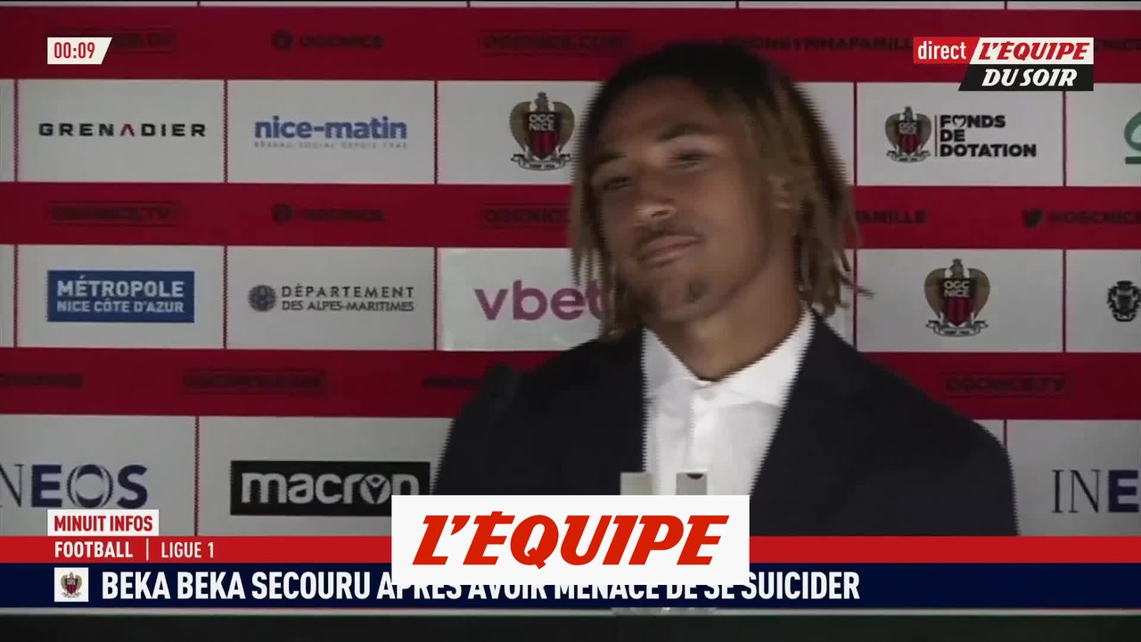 L'OGC Nice se dit « soulag? pour Alexis Beka Beka, désormais hors de danger - Foot - L1