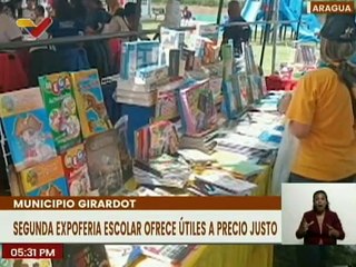 Aragua | Ciudadanos destacan la calidad y precios de los artículos que ofrece la expoferia escolar