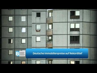 Deutsche Immobilienpreise auf Rekordtief