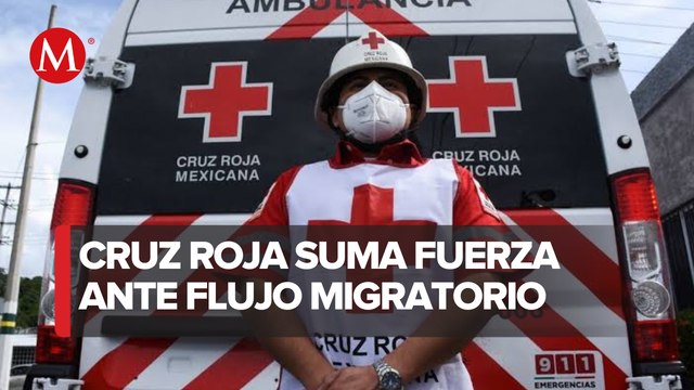 Envían clínicas móviles de la Cruz Roja a Tijuana y Nogales para atender a los migrantes