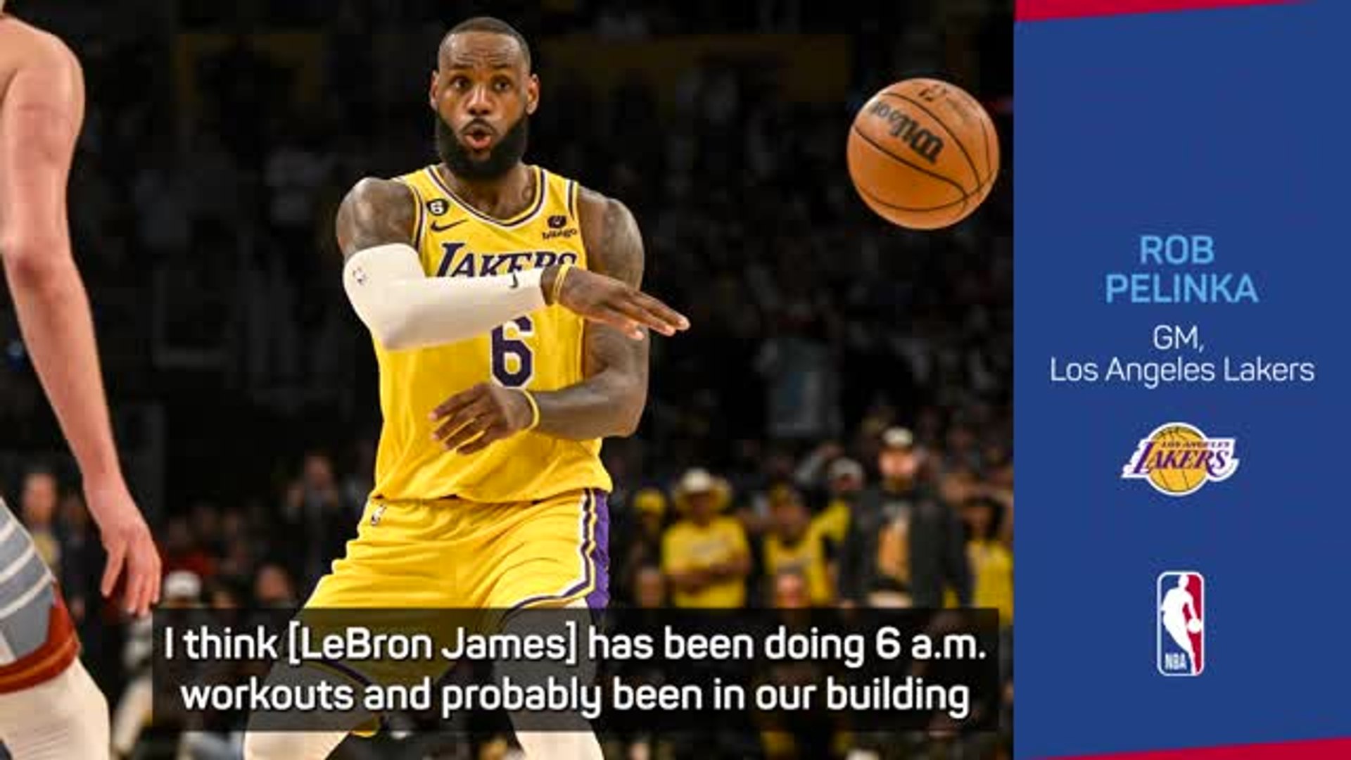 Lakers GM Details LeBron James's Rookie-Like Preparation for 21st