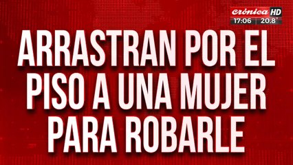 La arrastraron por toda la calle para robarle el bolso