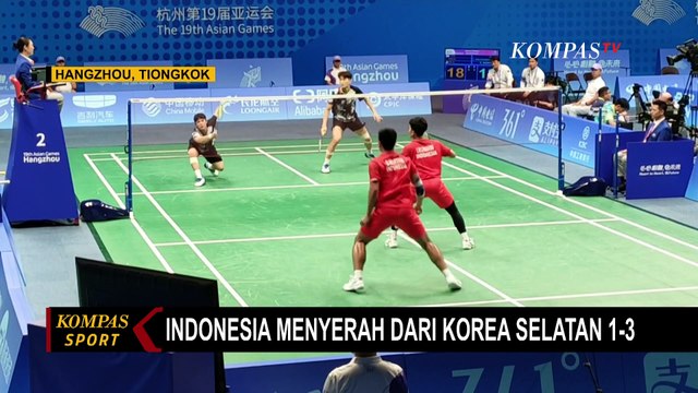 Tim Bulutangkis Beregu Putra Gagal Melaju ke Semifinal Nomor Beregu Asian Games Hangzhou 2022