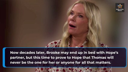 Hope Discovers Brooke and Thomas' Terrible Secret CBS The Bold and the Beautiful