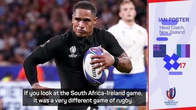 All Blacks coach Foster takes dig at South Africa and Ireland after crushing Italy