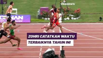 Highlight Atletik Asian Games 2023 : Finis Terdepan, Lalu Muhammad Zohri Melaju ke Semifinal