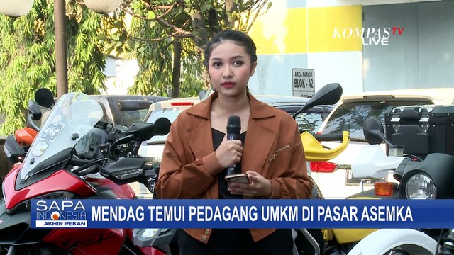 Mendag Zulhas Temui Pedagang UMKM di Pasar Asemka, Jakarta Barat