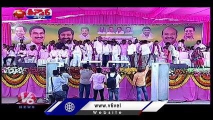 Folk Singer Epuri Somanna First Song On KCR After Joining BRS  V6 Teenmaar