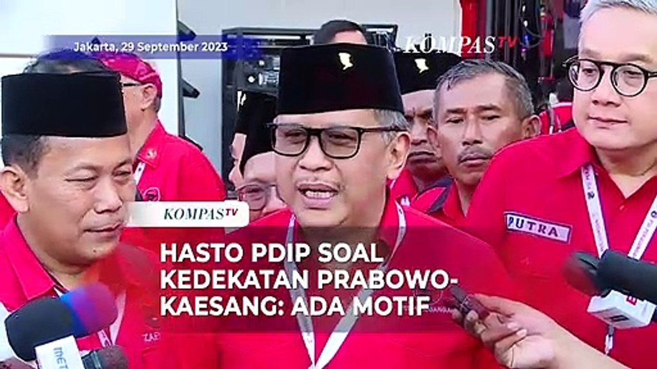 Hasto soal Kedekatan Kaesang dan Prabowo: Mendekatkan Diri, Ada Motif