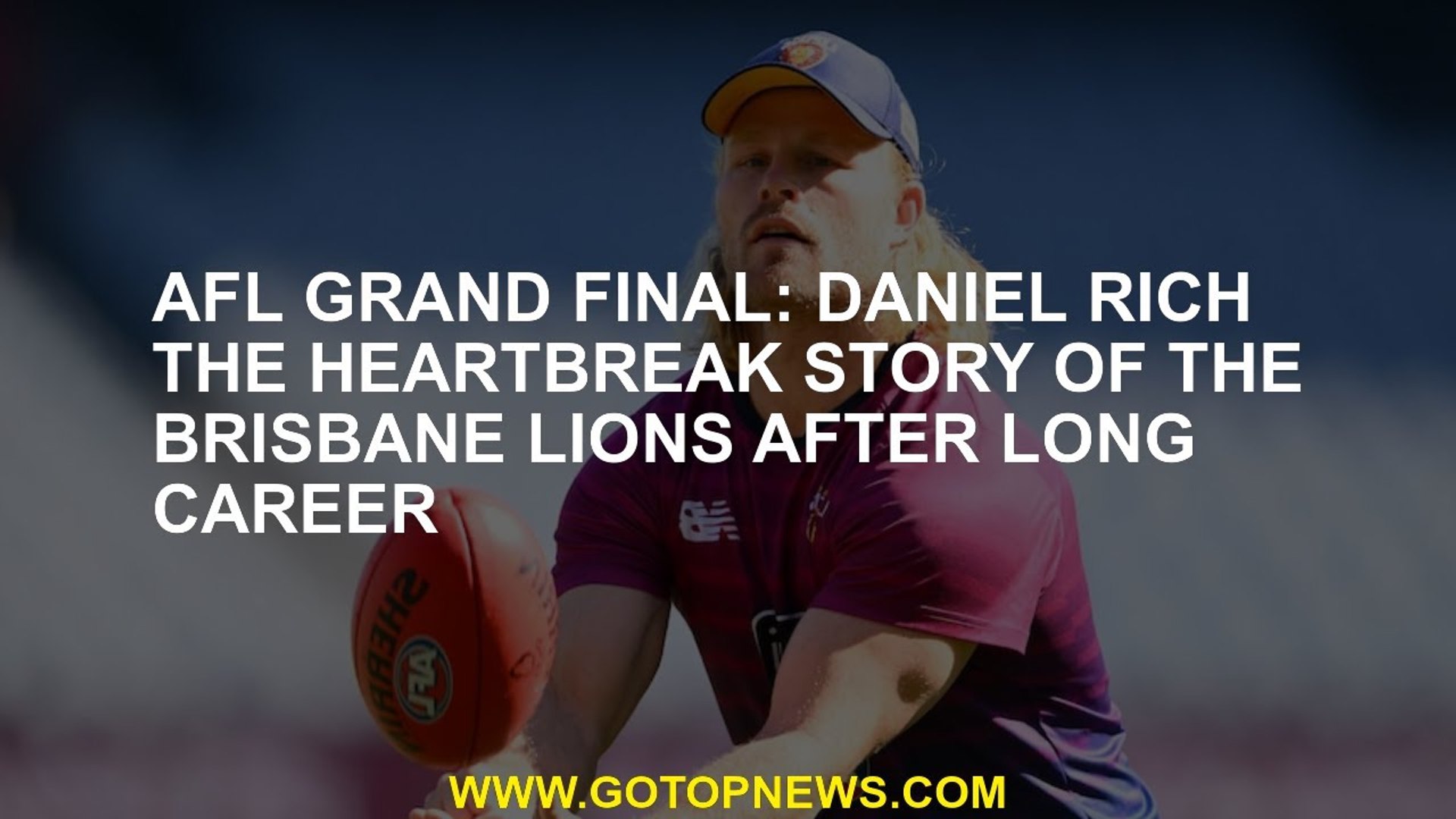 ⁣AFL grand final: Daniel Rich the heartbreak story of the Brisbane Lions after long career