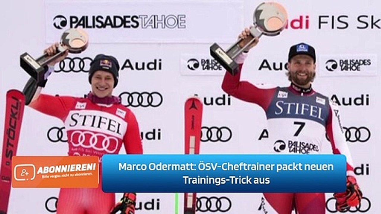 Marco Odermatt: ÖSV-Cheftrainer packt neuen Trainings-Trick aus