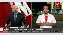 Ejército mexicano refuerza seguridad en Comitán