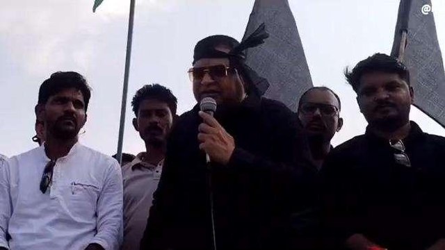 अलीराजपुर: कांग्रेस ने CM के नाम SDM को सौंपा ज्ञापन, दिखाएं काले झंडे