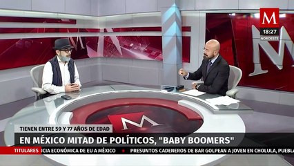 En México la mitad de los políticos tienen entre 59 y 77 años de edad