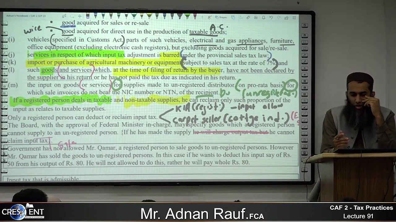 Tax Lecture 91
