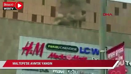 İstanbul'da AVM'de yangın