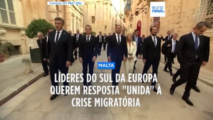 Crise migratória: Sul da Europa quer resposta "unida" e mais esforços da UE