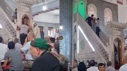 Vatandaştan imama faiz tepkisi: Minbere çıktı