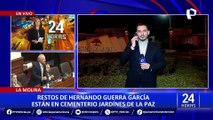 Hernando Guerra García: restos de congresista llegaron a Cementerio Jardines de la Paz