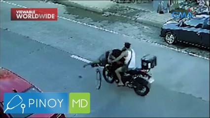 Senior citizen na akay ang bisikleta, nabundol ng motorsiklo! | Pinoy MD