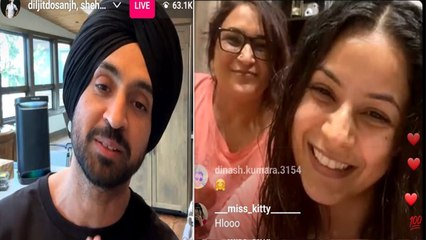 Shehnaaz Gill के लिए Instagram Live में ये क्या कह गए Diljit Dosanjh, Internet पर छा गया  ये Video!