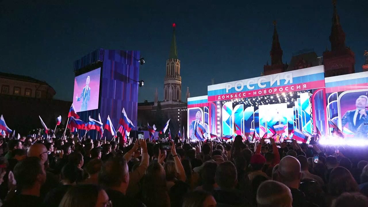 Russland feiert Jahrestag der Annexion ukrainischer Gebiete
