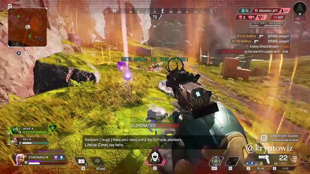 Trying my best on Apex Legends