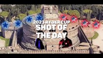 Ryder Cup Shot of the Day - Rahm sinks sensational chip on hole 16