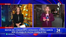 Hernando Guerra García: restos de congresista llegaron a Cementerio Jardines de la Paz