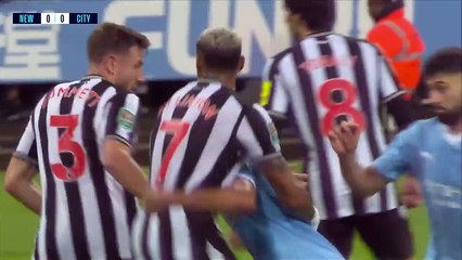 Newcastle 1-0 Man City Defeat in Carabao Cup