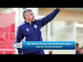 Bild-Bericht:Musste Thomas Reis S04 wegen Interna-Verrats verlassen?