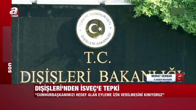 Vive réaction du ministère des Affaires étrangères à l'incendie de l'effigie du président Erdoğan en Suède : nous condamnons le fait d'avoir permis cet acte ignoble