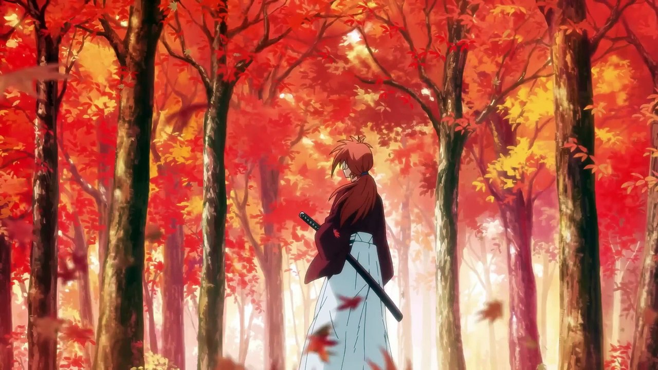 "Rurouni Kenshin - Meiji Swordsman Romantic Story" - second cool visual clip with a new musical theme.