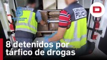 Detienen a 8 personas de una red criminal que enviaba drogas a través empresas de paquetería