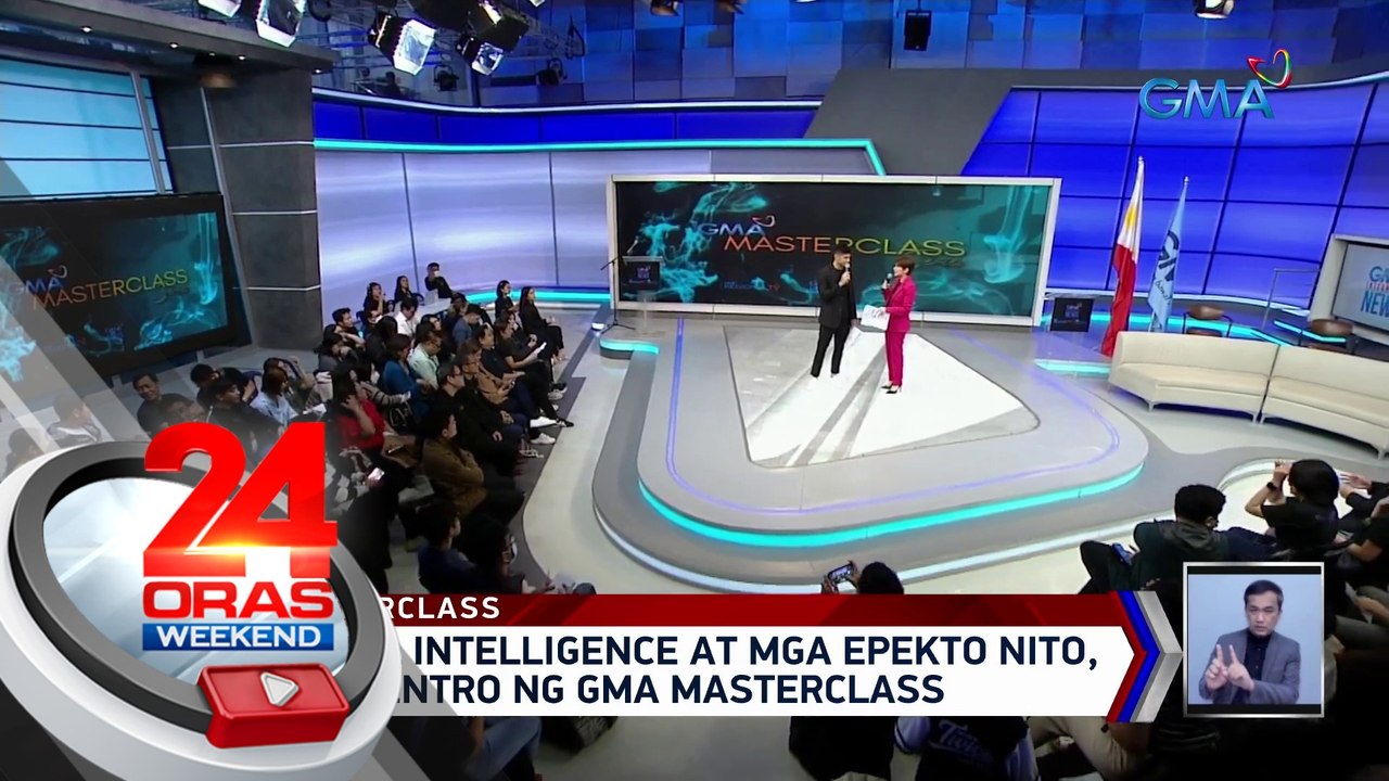 Artificial intelligence at mga epekto nito, naging sentro ng GMA Masterclass | 24 Oras Weekend