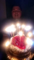 Well That's One Way To Blow Out Candles