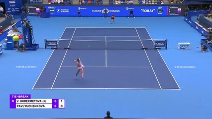 Tokyo - Kudermetova rejoint la finale après un long combat contre Pavlyuchenkova