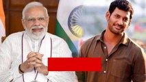 PM Modi కి హీరో Vishal థ్యాంక్స్.. ఎందుకంటే? | Telugu OneIndia