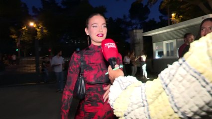 Laura Escanes enseña el peinado con el que fue al concierto de Álvaro de Luna